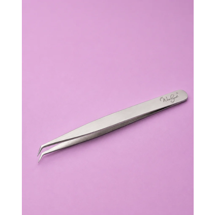 5912 wowbyme silvermatt e65 nano long 14 cm predlzena pinzeta na tvorbu vejarikov